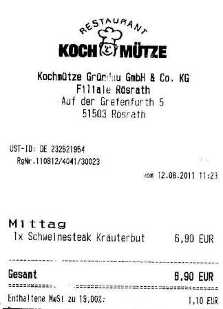 vorteilrente Hffner Kochmtze Restaurant